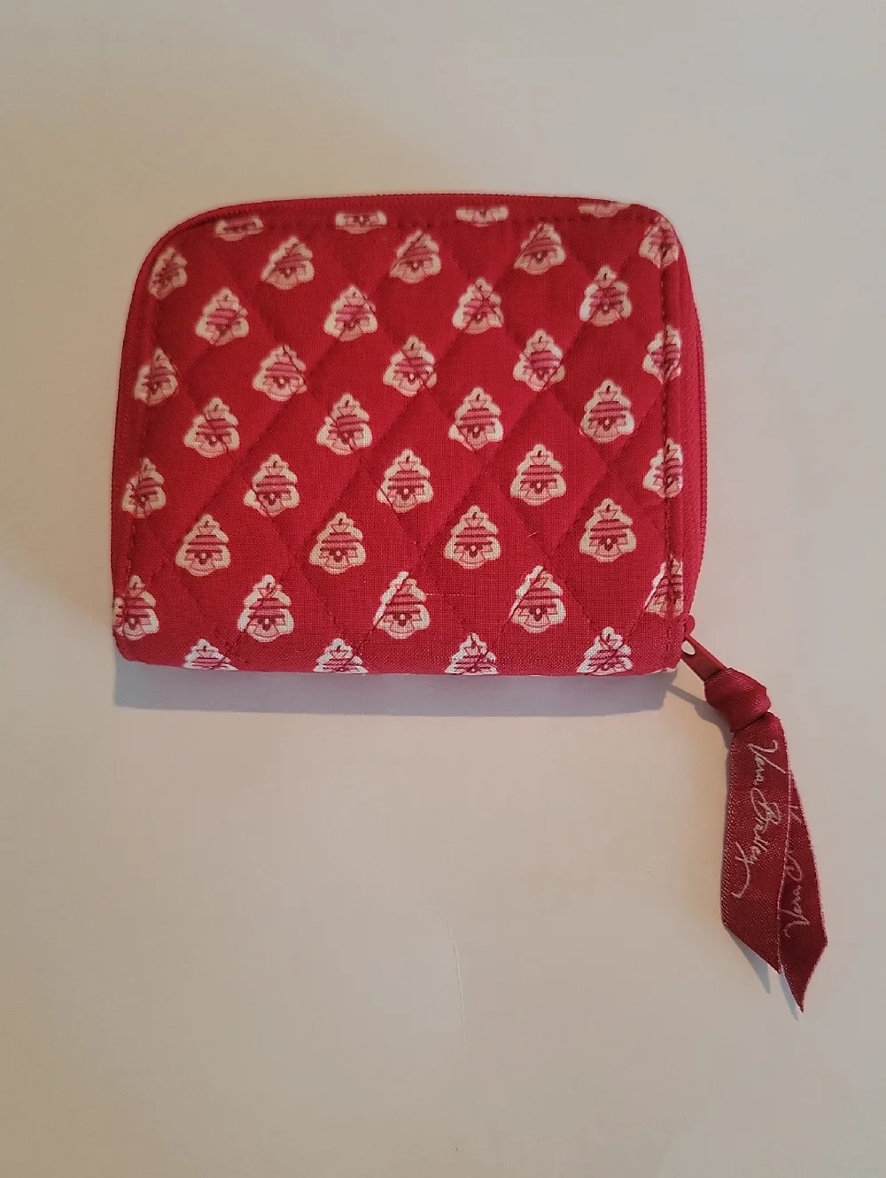 VERA BRADLEY MINI ZIP WALLET IN NANTUCKET RED - Picture 2 of 7